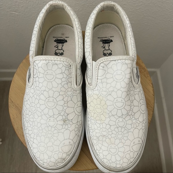 VAULT BY VANS X TAKASHI MURAKAMI - CLASSIC SLIP-ON LX (Flower) Silver Line - Picture 5 of 12